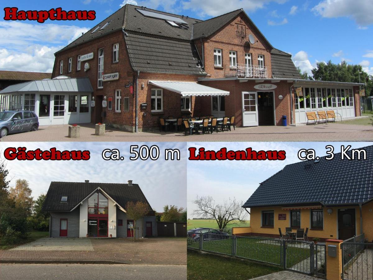 Gaestehaus Scharfe Kurve Lutzow Exteriér fotografie